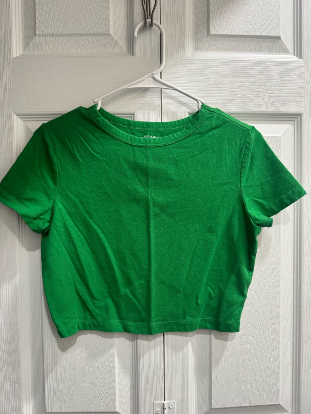 wild fable Bright Green Short Sleeve Crop Tee